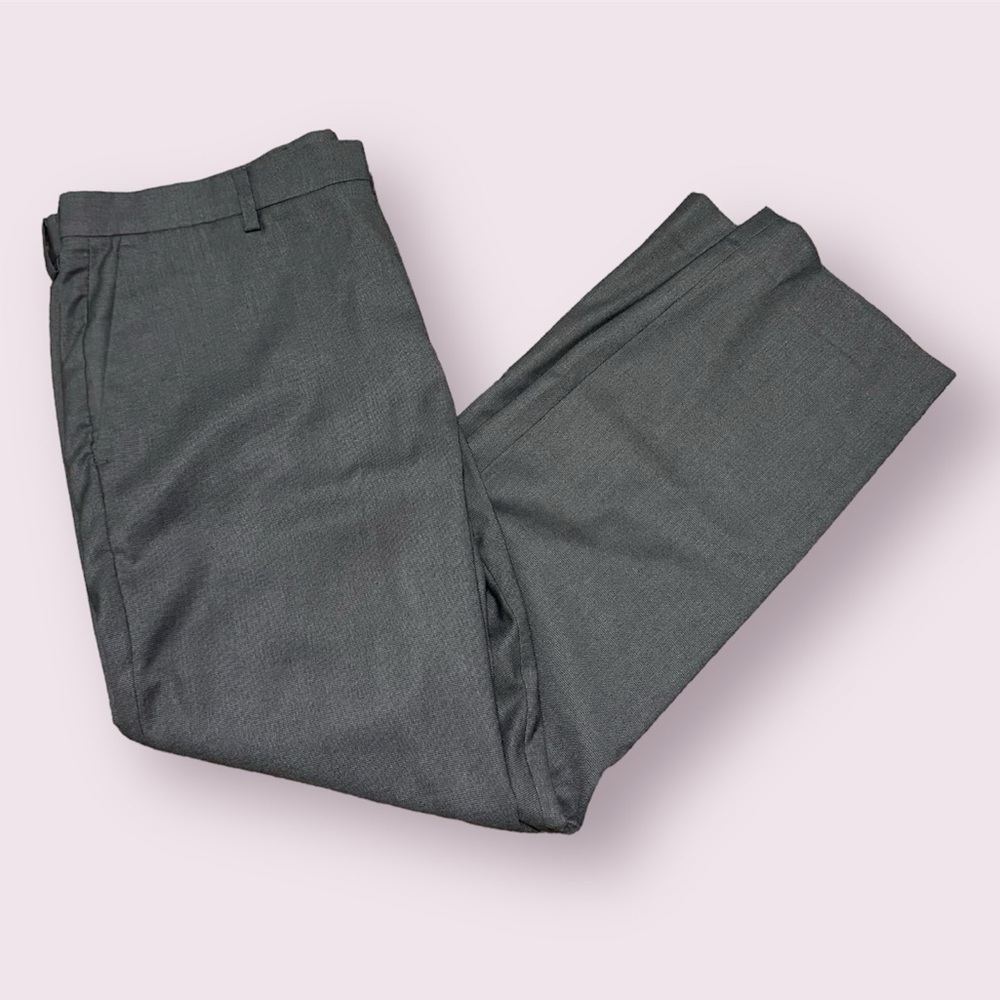 Savane Flex Straight Fit Pant, 38 x 32, Dark Grey